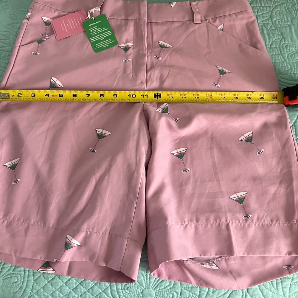 NEW Bermuda Styles size 14 shorts golf vacation Martini  tag cute and comfy